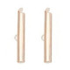 Slide end tubes 35mm - Rose gold